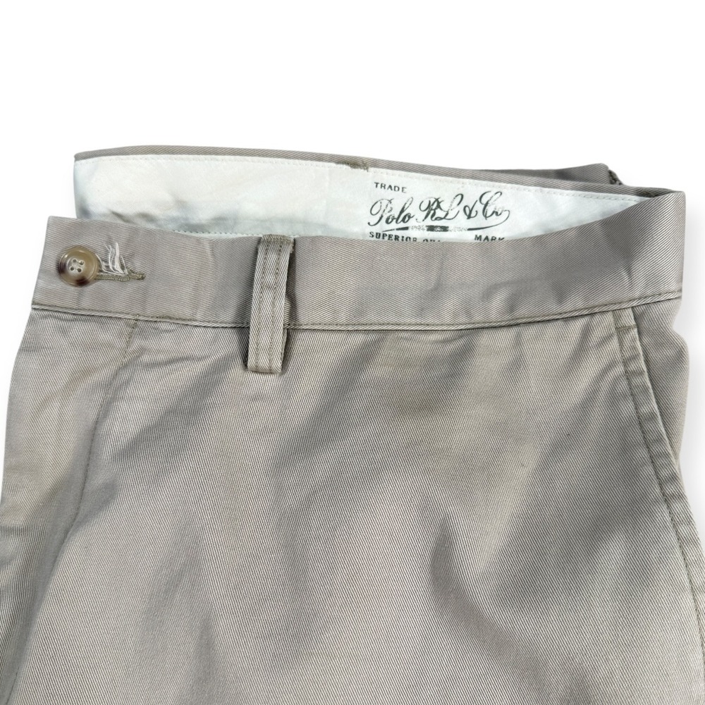 Polo Ralph Lauren Men Classic Fit Chino Pants Tan Size 38x32